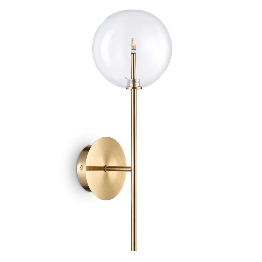 Ideal Lux - LED væglampe EQUINOXE 1xG4/2W/230V messing/transparent