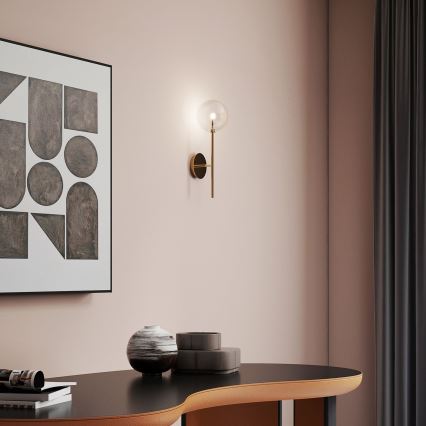 Ideal Lux - LED væglampe EQUINOXE 1xG4/2W/230V messing/transparent