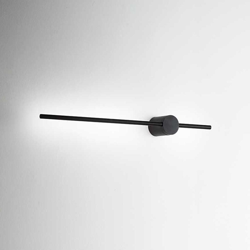 Ideal Lux - LED væglampe ESSENCE LED/12W/230V 4000K 70 cm CRI 90 sort