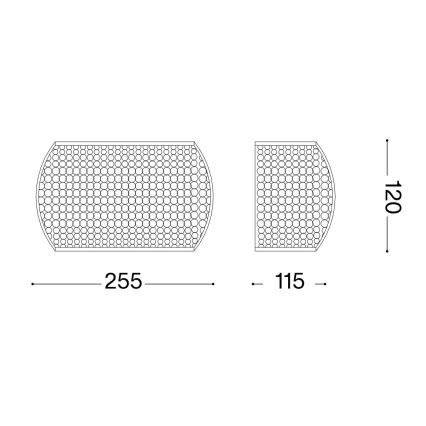 Ideal Lux - LED væglampe i krystal PASHA 3xG9/3W/230V guldfarvet