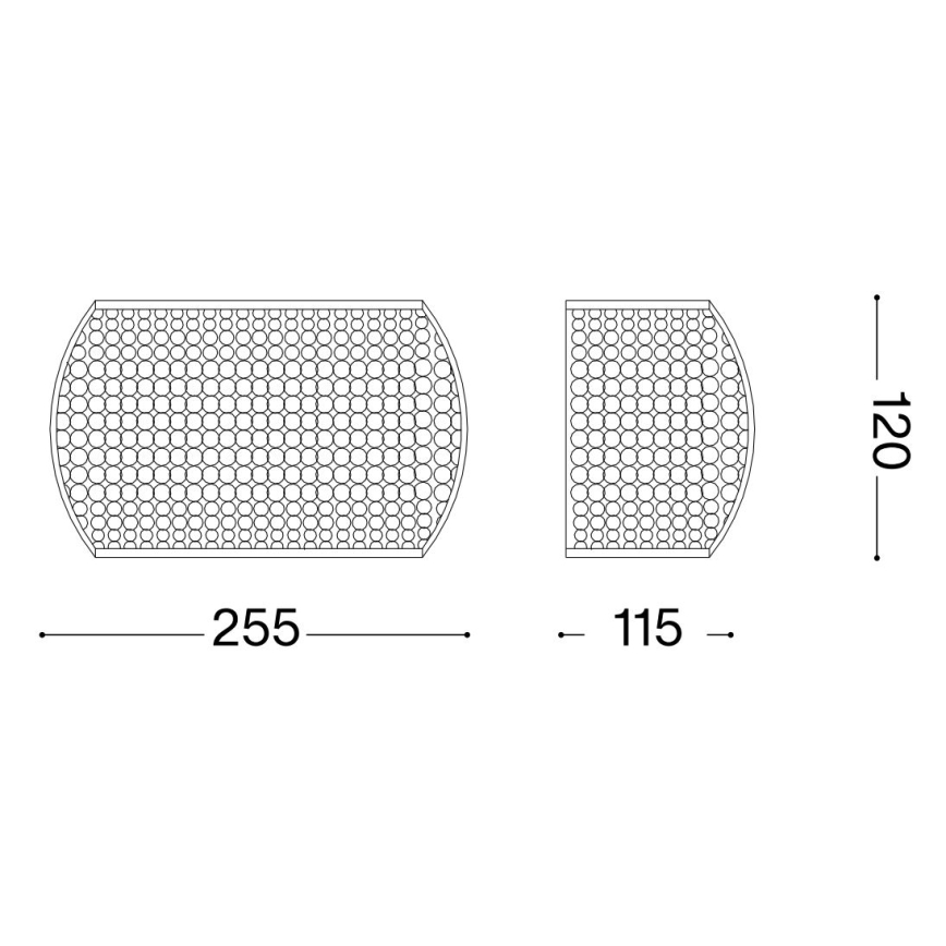 Ideal Lux - LED væglampe i krystal PASHA 3xG9/3W/230V skinnende krom
