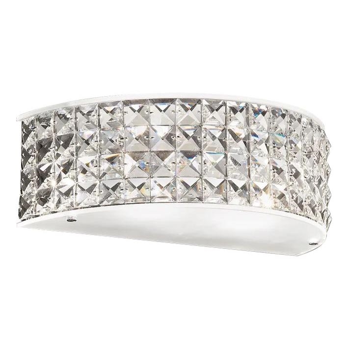 Ideal Lux - LED væglampe i krystal ROMA 2xG9/3W/230V skinnende krom