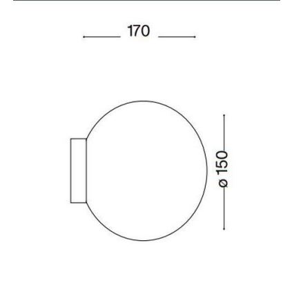 Ideal Lux - LED væglampe MAPA 1xG9/15W/230V