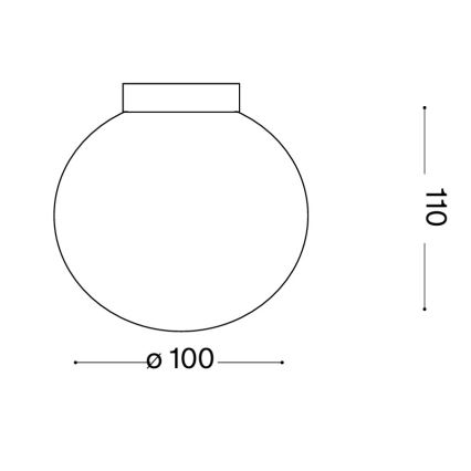 Ideal Lux - LED væglampe MAPA 1xG9/3W/230V Ø 10 cm hvid
