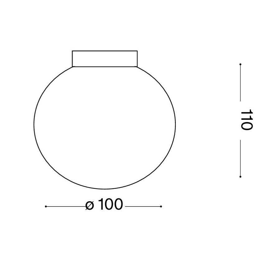 Ideal Lux - LED væglampe MAPA 1xG9/3W/230V Ø 10 cm hvid