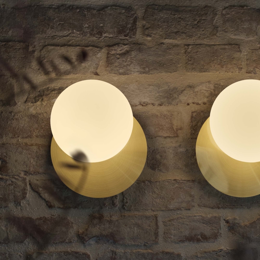 Ideal Lux - LED væglampe NINFEA 1xGX53/9W/230V guldfarvet
