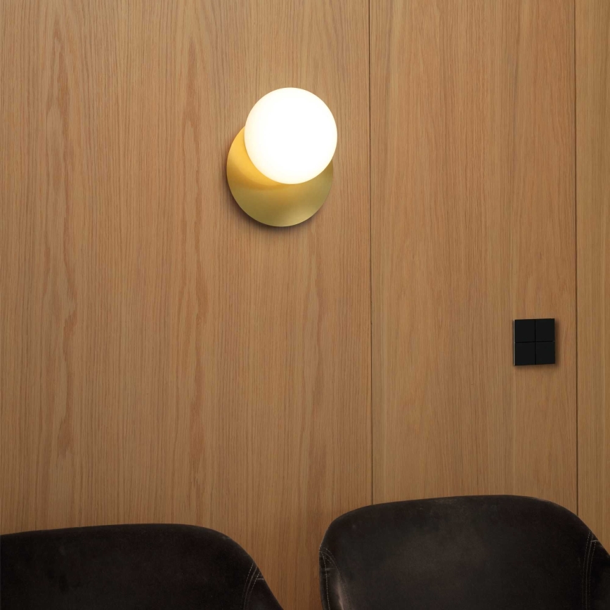 Ideal Lux - LED væglampe NINFEA 1xGX53/9W/230V guldfarvet
