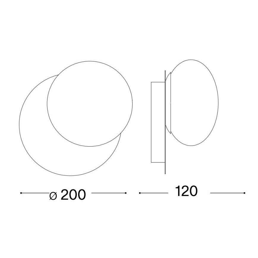 Ideal Lux - LED væglampe NINFEA 1xGX53/9W/230V hvid
