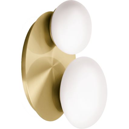 Ideal Lux - LED væglampe NINFEA 2xG9/3W/230V guldfarvet