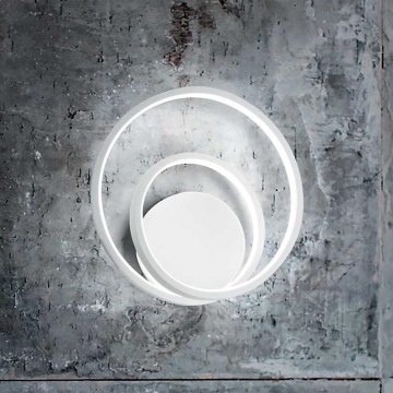 Ideal Lux - LED væglampe OZ LED/26W/230V CRI 90 hvid