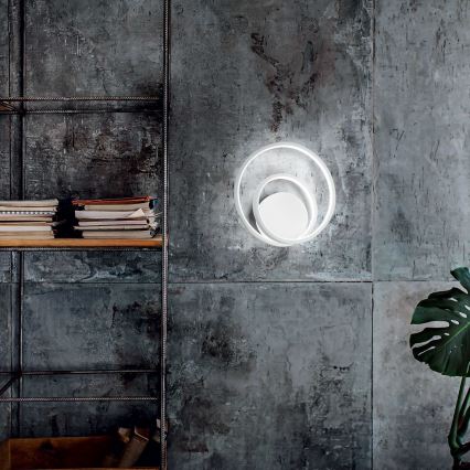 Ideal Lux - LED væglampe OZ LED/26W/230V CRI 90 hvid