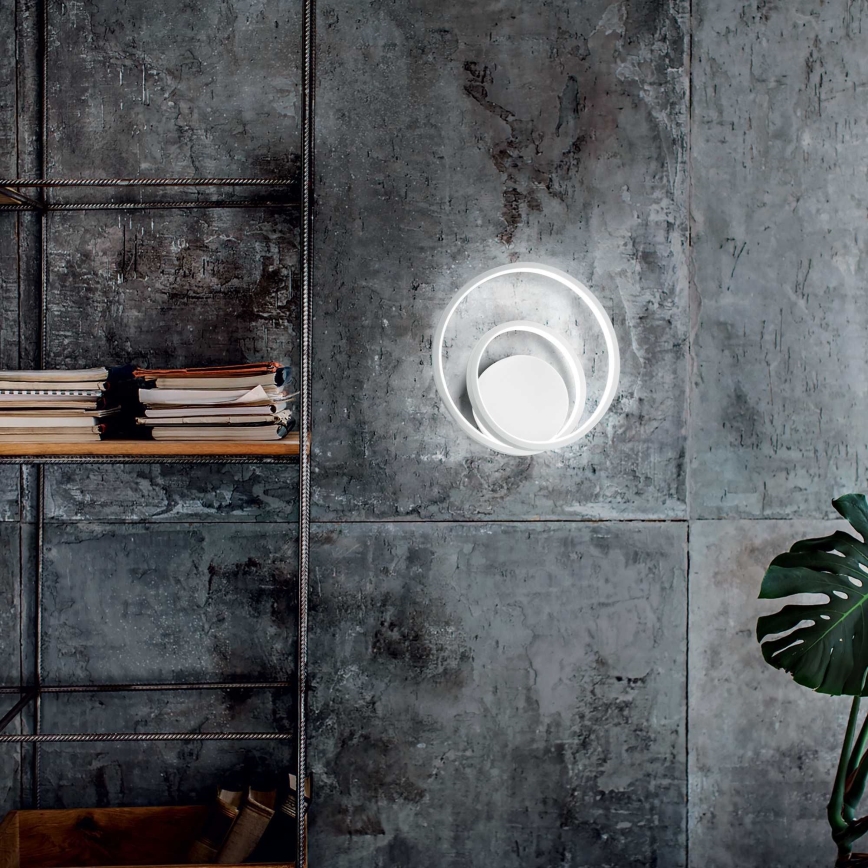 Ideal Lux - LED væglampe OZ LED/26W/230V CRI 90 hvid