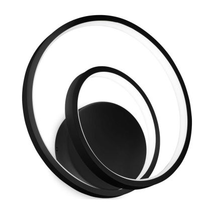 Ideal Lux - LED væglampe OZ LED/26W/230V CRI 90 sort