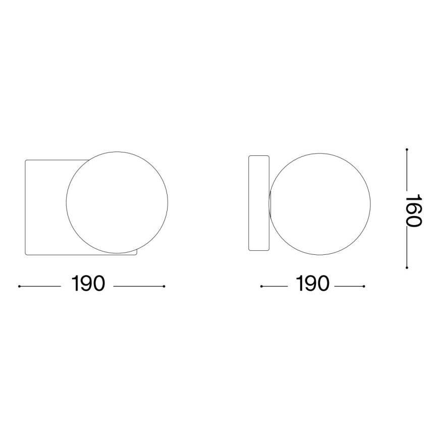 Ideal Lux - LED væglampe PENTA 1xG9/3W/230V guldfarvet
