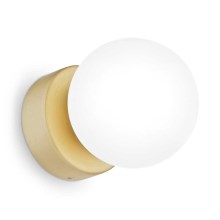Ideal Lux - LED væglampe PERLAGE 1xG9/3W/230V guldfarvet/hvid