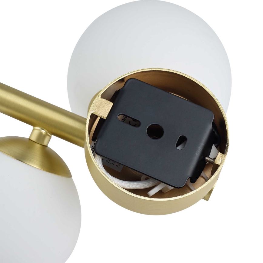 Ideal Lux - LED væglampe PERLAGE 3xG9/3W/230V guldfarvet/hvid