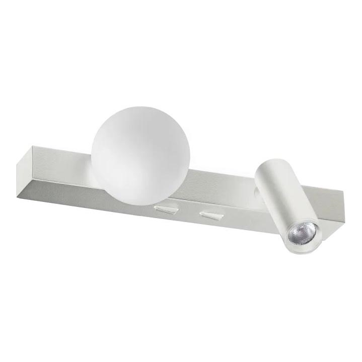 Ideal Lux - LED væglampe PING PONG 2xLED/3W/230V CRI 90 mat krom