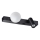 Ideal Lux - LED væglampe PING PONG 2xLED/3W/230V CRI 90 sort