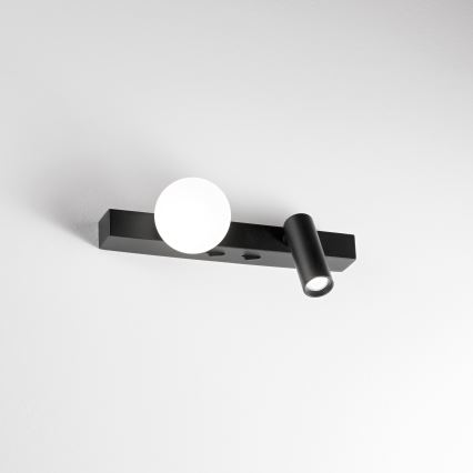 Ideal Lux - LED væglampe PING PONG 2xLED/3W/230V CRI 90 sort