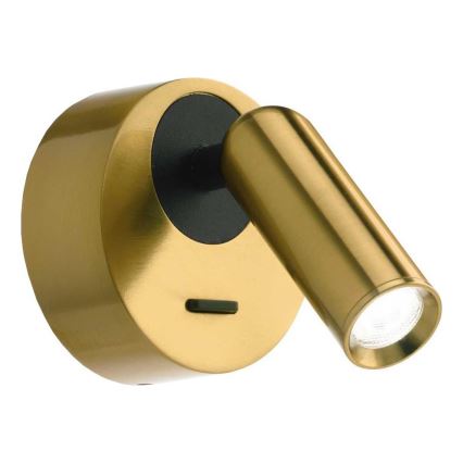 Ideal Lux - LED vægspot BEAN LED/3W/230V CRI 90 messing