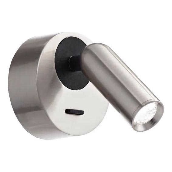 Ideal Lux - LED vægspot BEAN LED/3W/230V CRI 90 skinnende krom