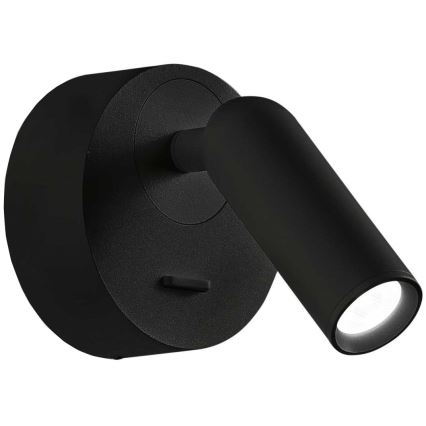 Ideal Lux - LED vægspot BEAN LED/3W/230V CRI 90 sort
