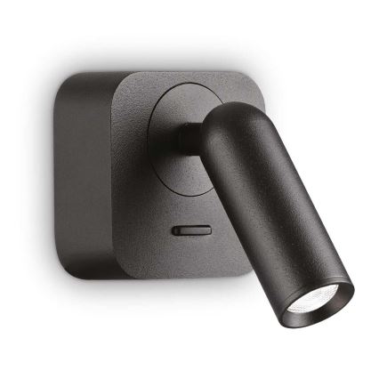 Ideal Lux - LED vægspot BEAN LED/3W/230V CRI 90 sort