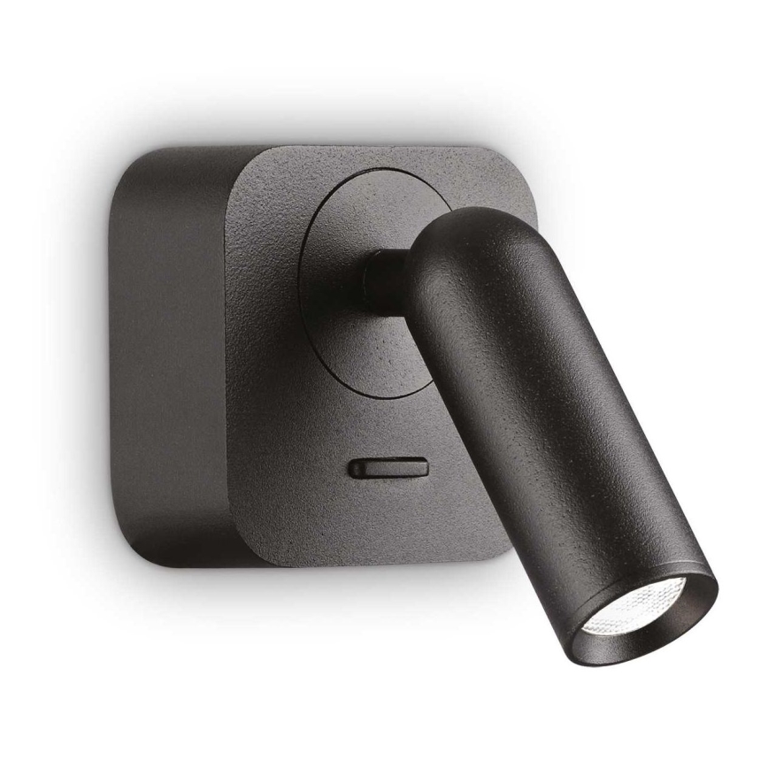 Ideal Lux - LED vægspot BEAN LED/3W/230V CRI 90 sort