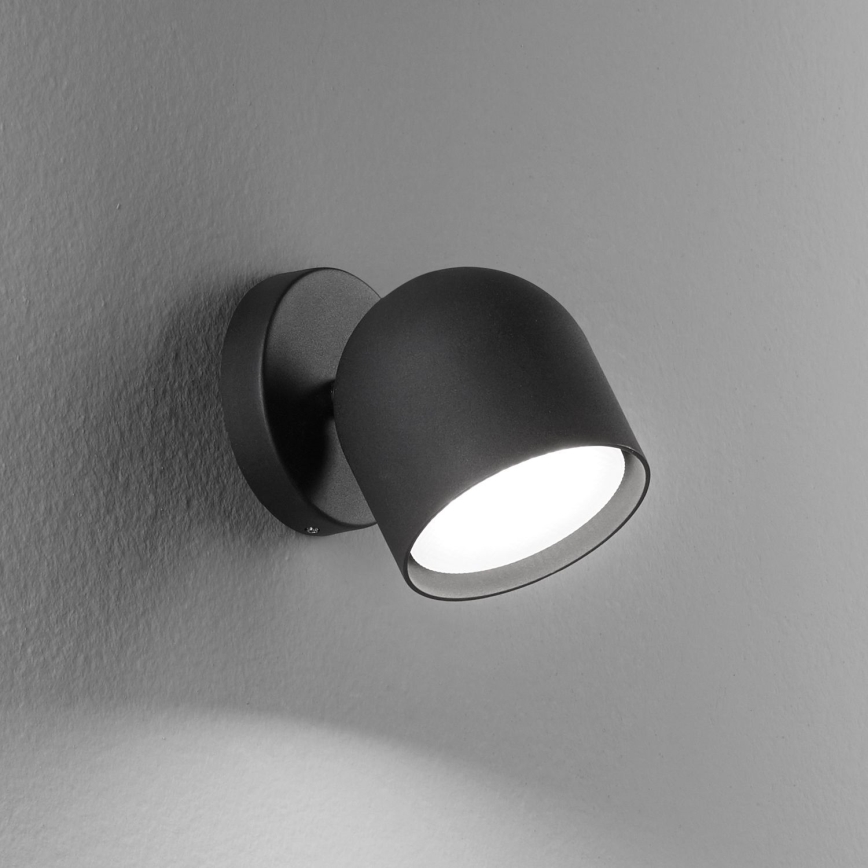 Ideal Lux - LED vægspot DODO 1xGX53/9W/230V sort