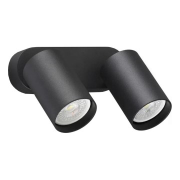 Ideal Lux - LED vægspot DYNAMITE 2xGU10/7W/230V CRI 90 sort