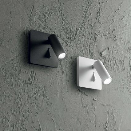 Ideal Lux - LED vægspot LITE LED/3W/230V CRI 90 sort
