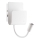 Ideal Lux - LED vægspot med fleksibel lampičkou PROBE LED/9,5W/230V USB CRI 90 hvid