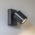 Ideal Lux - LED vægspot RUDY 1xGU10/7W/230V CRI 90 sort