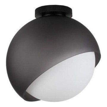 Ideal Lux - Loftlampe BLOOM 1xE27/42W/230V Ø 30 cm sort