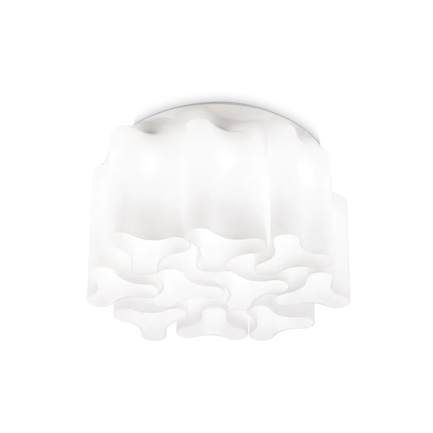 Ideal Lux - Loftlampe COMPO 10xE27/52W/230V Ø 73,5 cm hvid