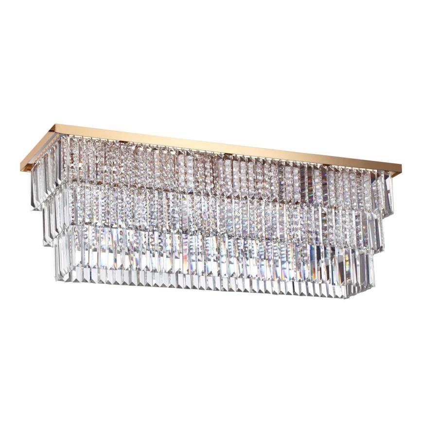 Ideal Lux – Loftlampe i krystal MARTINEZ 8×E14/40W/230V
