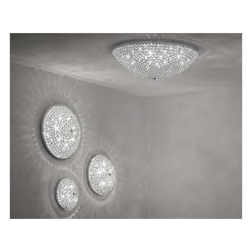 Ideal Lux -Loftlampe i krystal ORION 12xG9/40W/230V