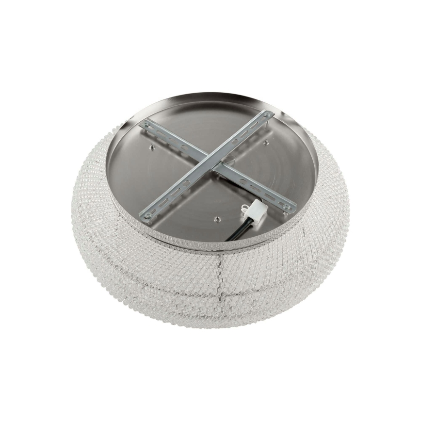 Ideal Lux - Loftlampe i krystal PASHA 10xE14/40W/230V diameter 55 skinnende krom