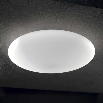 Ideal Lux - Loftlampe SMARTIES 2xE27/42W/230V Ø 42,5 cm hvid