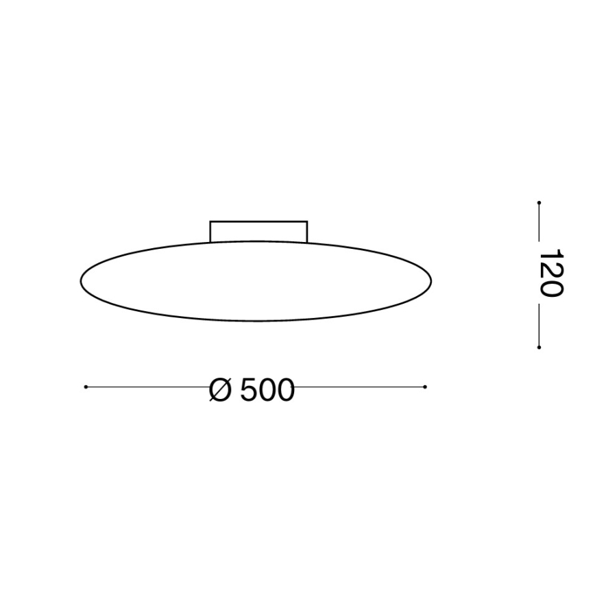 Ideal Lux - Loftlampe SMARTIES 3xE27/42W/230V Ø 50 cm hvid