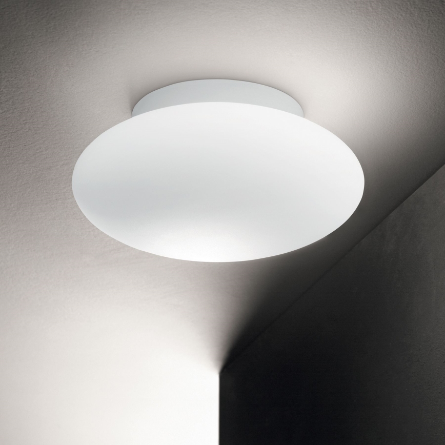 Ideal Lux - Loftlampe til badeværelse BUBBLE 1xE27/60W/230V diameter 33,5 cm IP44 hvid