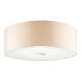 Ideal Lux - Loftlampe WOODY 4xE27/60W/230V diameter 50 cm beige