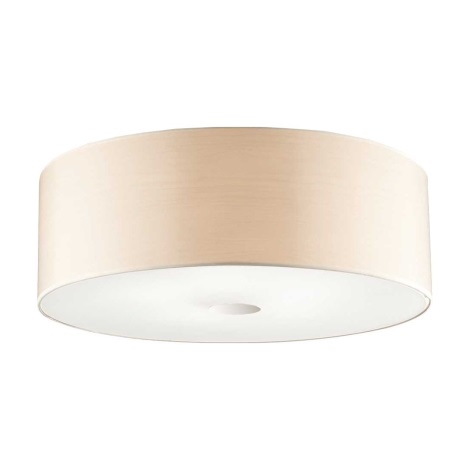Ideal Lux - Loftlampe WOODY 4xE27/60W/230V diameter 50 cm beige
