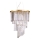 Ideal Lux - Lysekrone i krystal CARLTON 12xE14/40W/230V diameter 50 cm guldfarvet