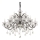 Ideal Lux - Lysekrone i krystal m. kædeophæng COLOSSAL 15xE14/40W/230V diameter 95 cm grå/skinnende krom