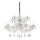 Ideal Lux - Lysekrone i krystal m. kædeophæng CONTINENTAL 12xE14/40W/230V diameter 86 cm transparent