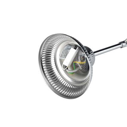 Ideal Lux - Lysekrone i krystal m. kædeophæng DUBAI 24xE14/28W/230V diameter 80 cm skinnende krom