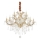 Ideal Lux - Lysekrone i krystal m. kædeophæng NAPOLEON 12xE14/40W/230V diameter 74 cm guldfarvet