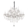 Ideal Lux - Lysekrone i krystal m. kædeophæng NAPOLEON 12xE14/40W/230V diameter 74 cm skinnende krom