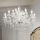 Ideal Lux - Lysekrone i krystal m. kædeophæng NAPOLEON 18xE14/40W/230V diameter 96 cm skinnende krom